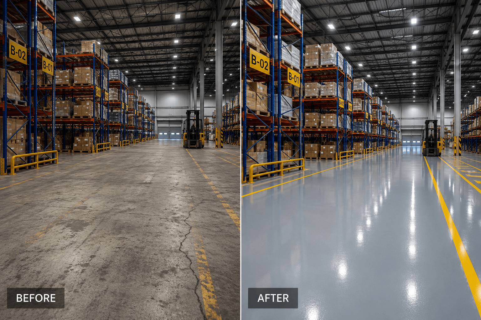 Warehouse Flooring Installation