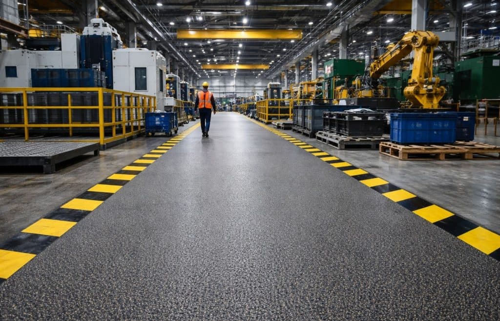 Anti-Skid Flooring for Food Processing Unit