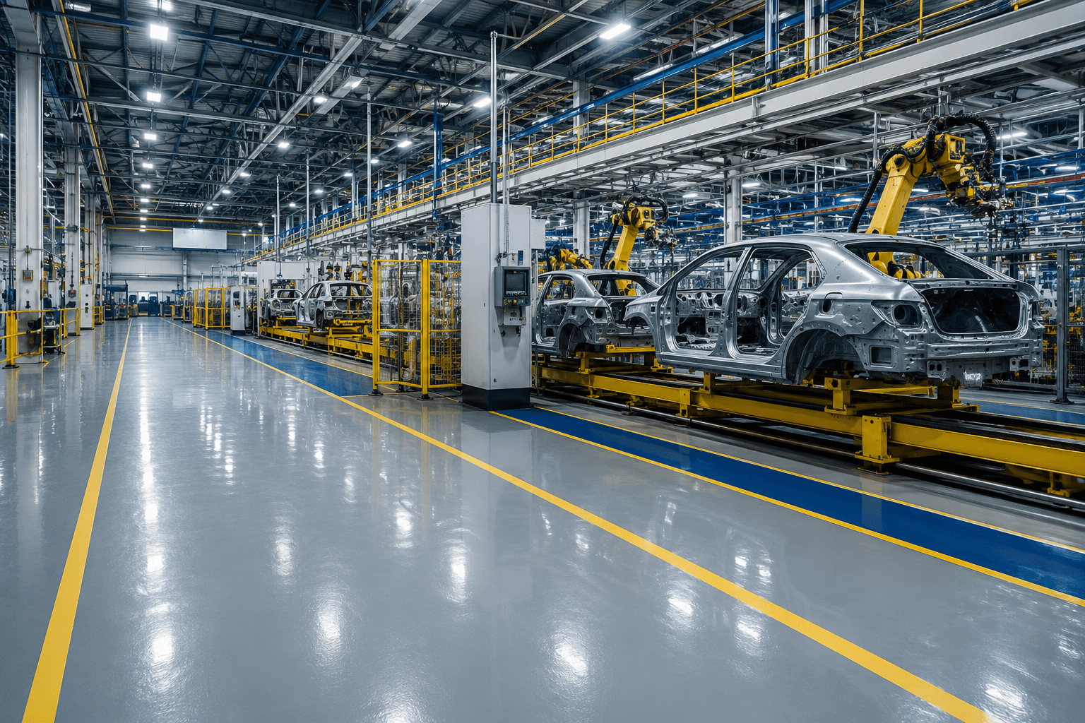 Flooring Solutions for Manufacturing & Automotive Plants in Chennai