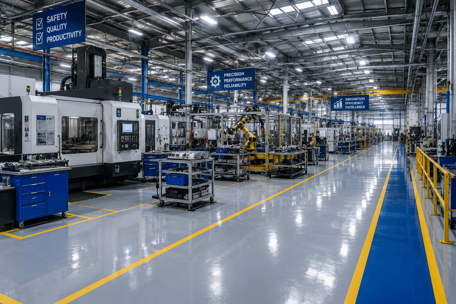 Why Manufacturing Plants Need Specialized Flooring