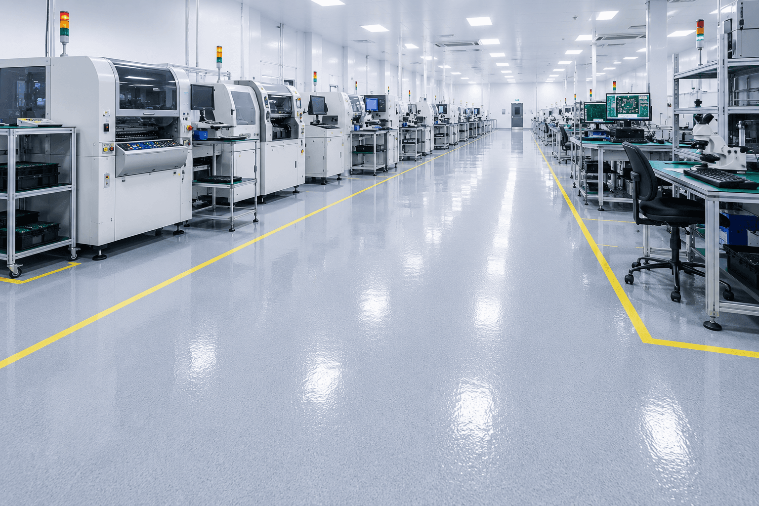 PU Flooring for 40,000 Sq.Ft. Warehouse