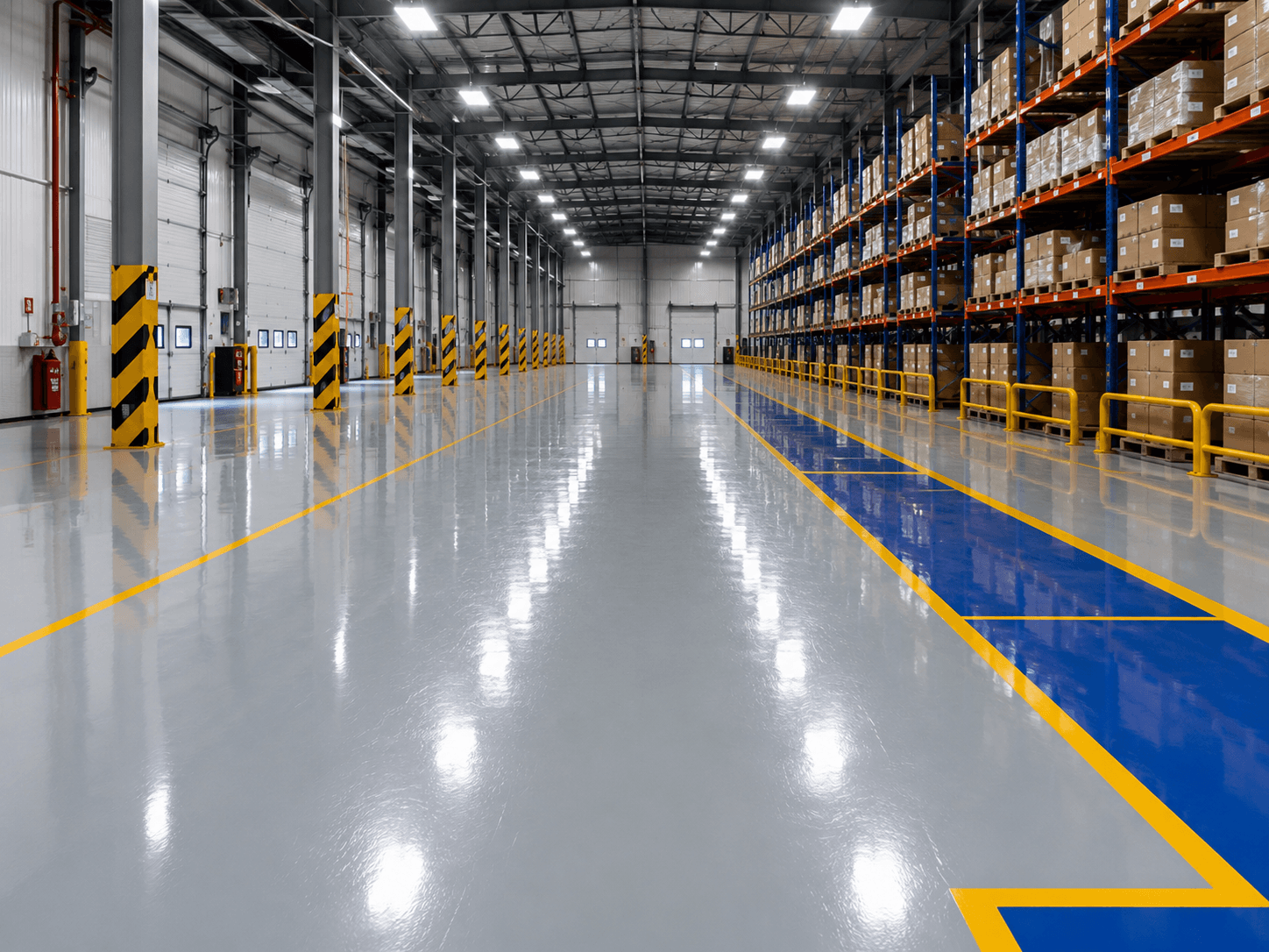 Epoxy Flooring for Manufacturing Plant